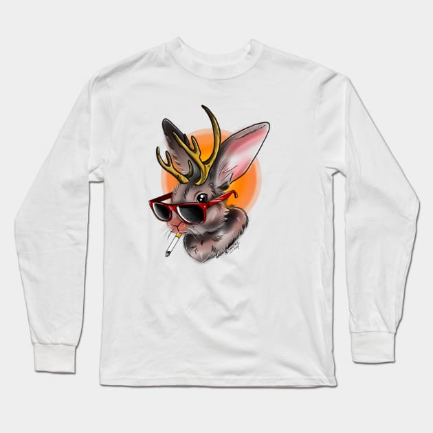 Hipsterlope Long Sleeve T-Shirt by InkyMcStapleface